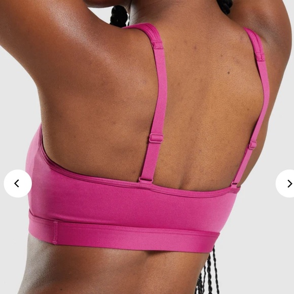 Gymshark Scoop Neck Sports Bra - Dragon Pink - Picture 5 of 6